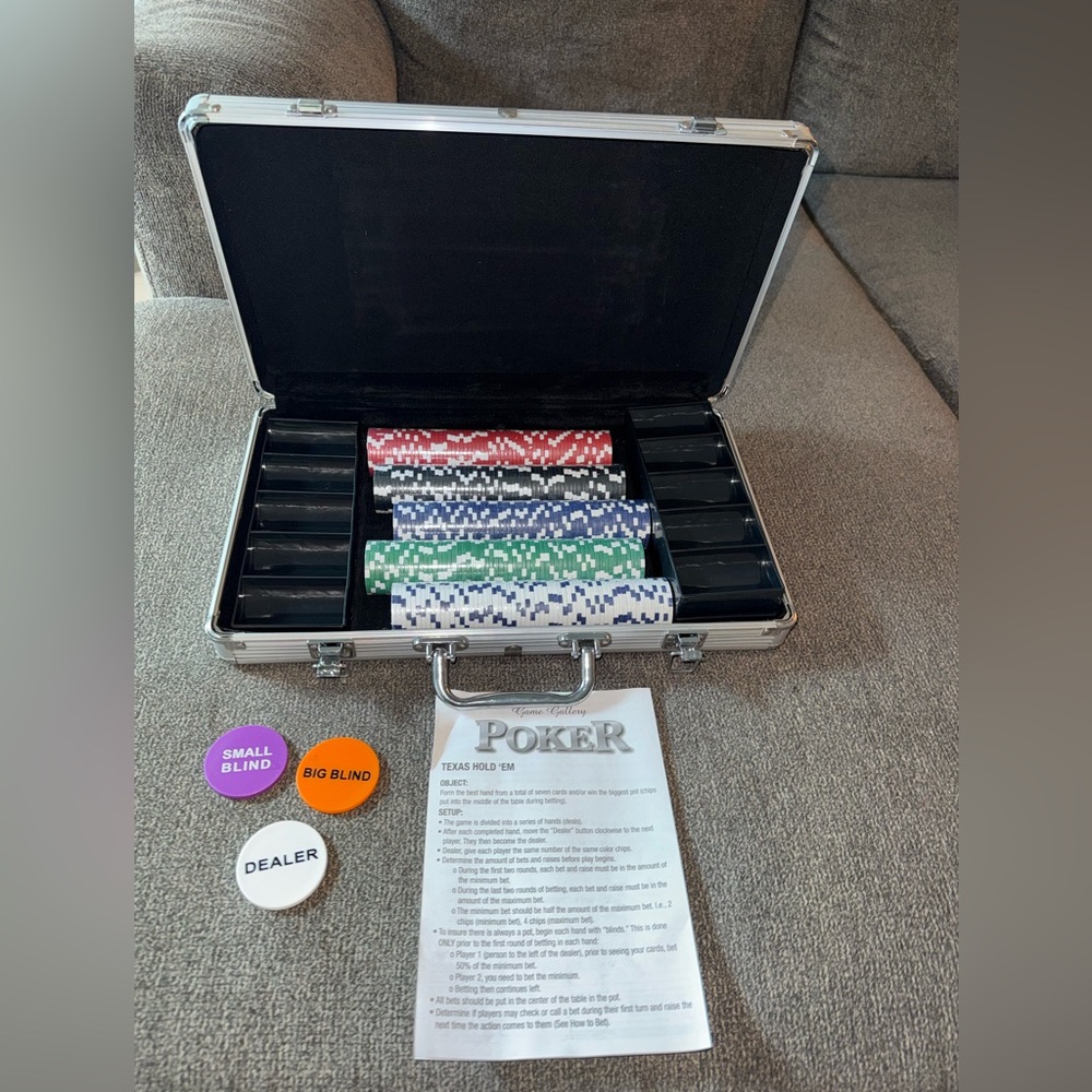 Premium Poker Chip Set with Case BRAND NEW